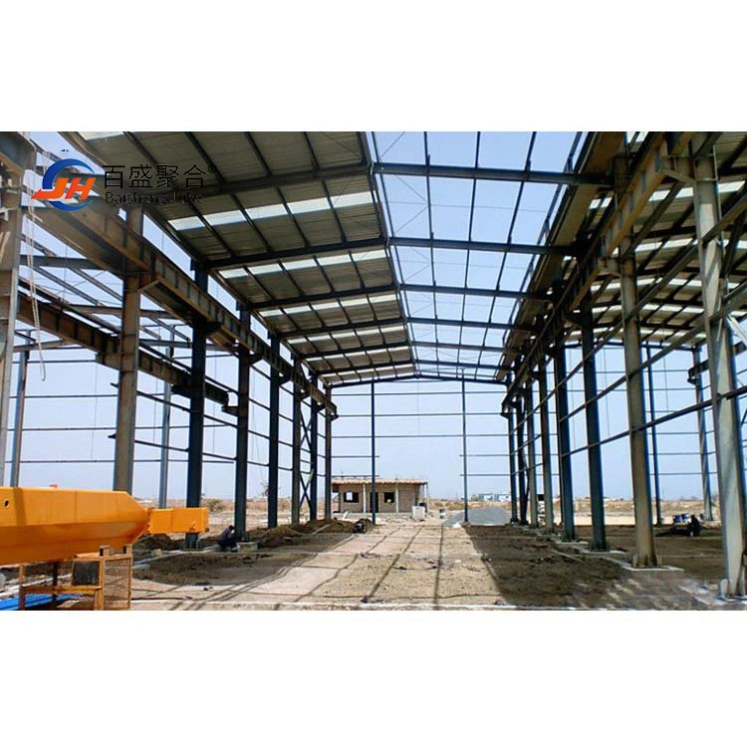 Pre-Engineering Prefabricated/Prefab Building Workshop Building Warehouse Building Light Industrial Design Workshop Steel Frame Structure Low Cost Design Steel