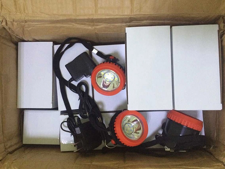 Linterna frontal de seguridad interior recargable LED con casco y resistente a explosiones Lámpara de iluminación de tapa de minería de carbón