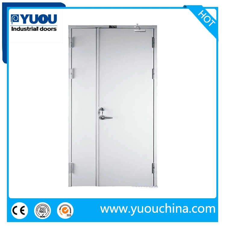 High quality/High cost performance  China Standard Certification 90 180 Minutes Fire Rated Proof Steel Glazed Metal or Stainless Steel Emergency Escape Exit Door