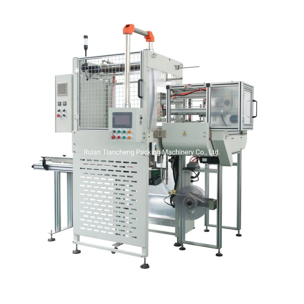 Fully Automatic Plastic Lids Counting Packing Machine and Case Loader