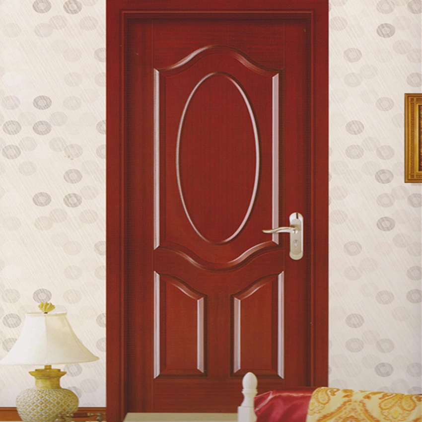 Custom MDF Board estilo pastoral Morden Design Arent Craft Solid Portas de madeira para o quarto