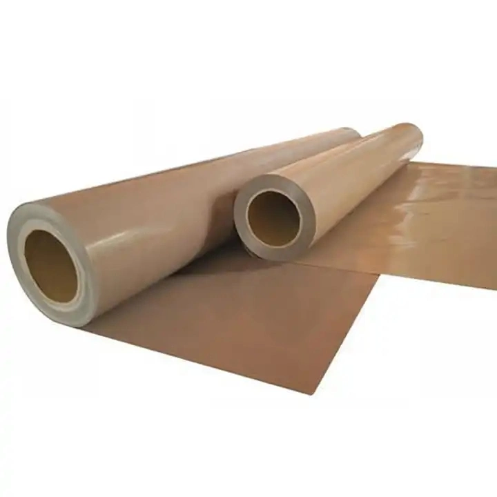 Non-Toxic Chemical Brown PTFE Fiberglass Fabric
