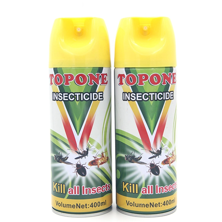 Topone Brand 400ml Hot Sale Pest Control Insecitcide Spray