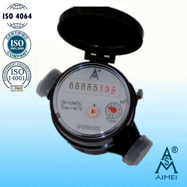 Single Jet Dry Type Plastic Body Water Meter