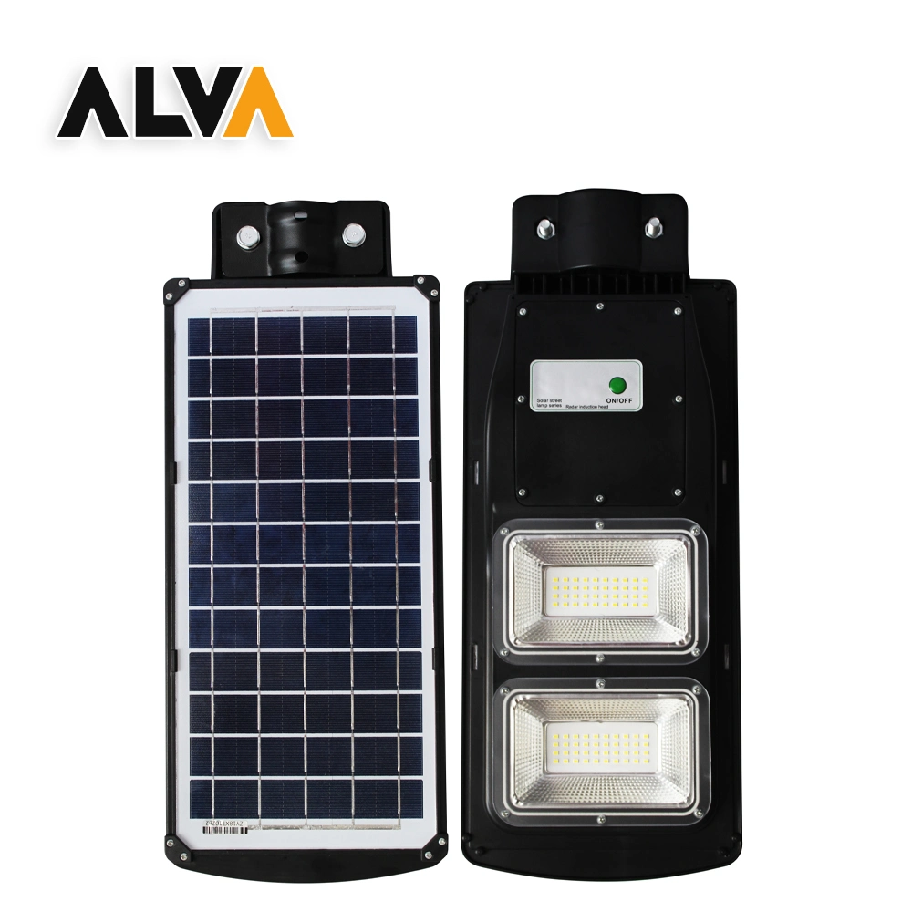 LED de alimentação solar LED IP65 para exterior, tudo num só de 40 W. Lâmpada de estrada com certificado RoHS CE