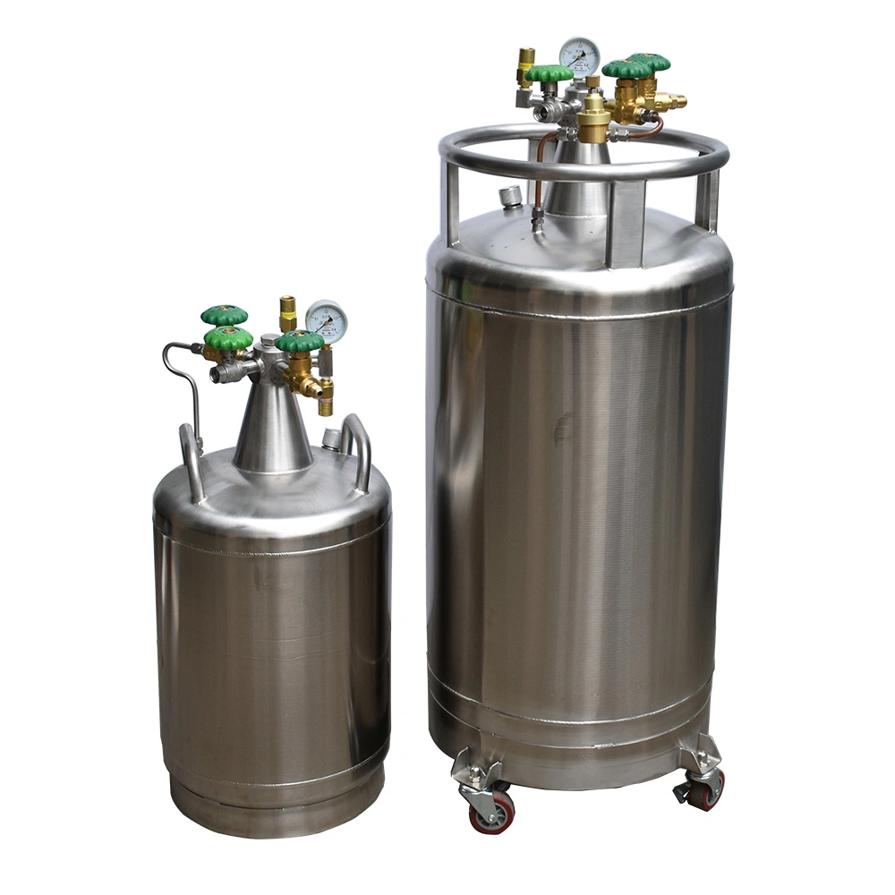 Ydz-100 Pressure Liquid Nitrogen Storage Tank Cryogenic Laboratory Container