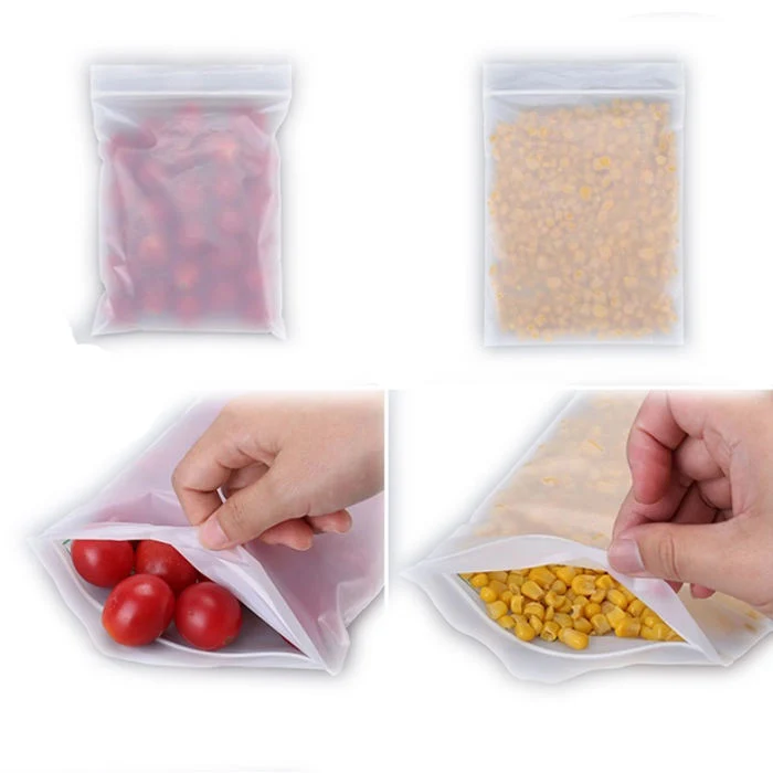 Transparent PVC Clothing Packaging Plastic Zipper Bag Pouch Cosmetic Makeup Zip Lock Slider Bags Customized Logo