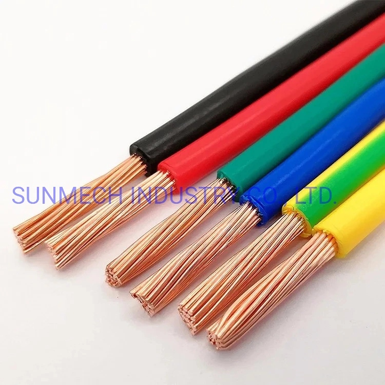1.5 Sqmm Electric Building Wire Copper Electrical Power PVC Cable
