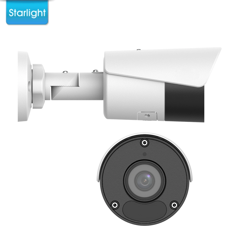 Mini Starlight ir Bullet Cámara IP micrófono tarjeta SD Poe CCTV