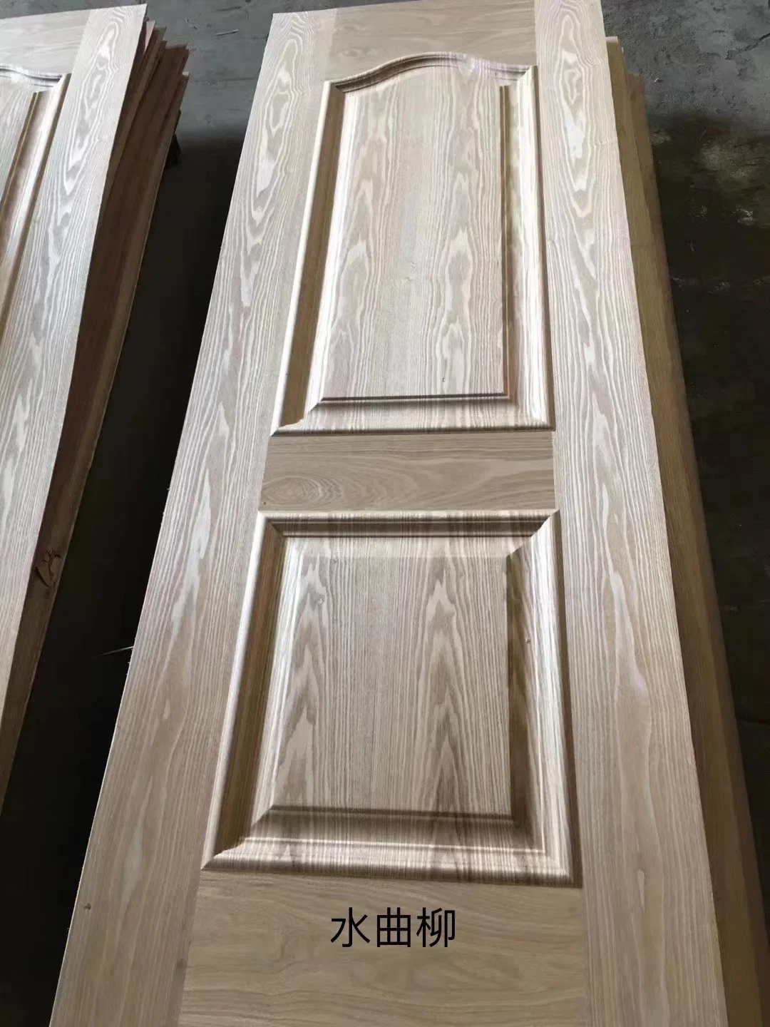 Red Oak Veneer Faced HDF Door Skin Used for Wooden Doors