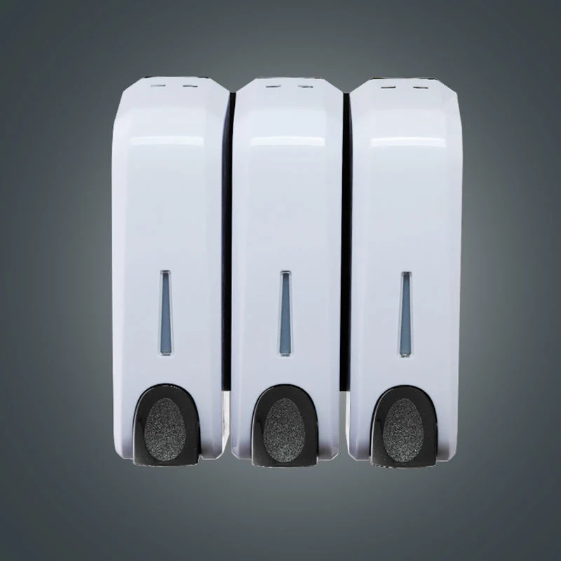 Wholesale/Supplier Factory Price ABS+PS Material High quality/High cost performance  300ml*3 White Soap Dispenser