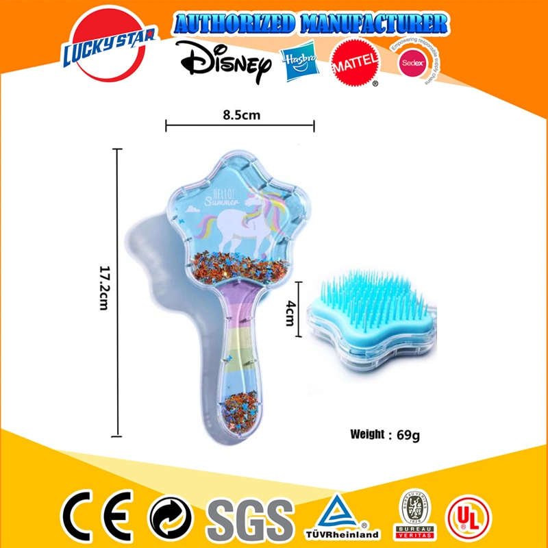 Hot Selling High Quality Paddle Hair Brush Custom Logo Paddle Brushes ABS Unicorn Hair Brush