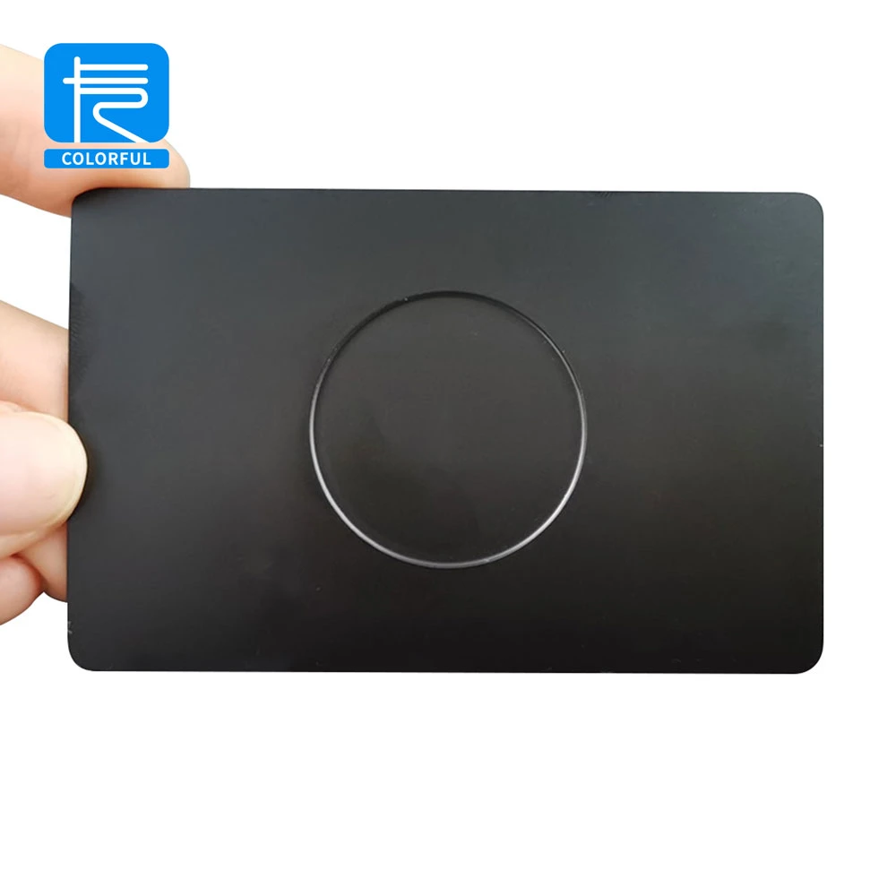Contactless Custom NFC Metal Business Card Engrave/ Printing Logo with 213 215 216 Chip