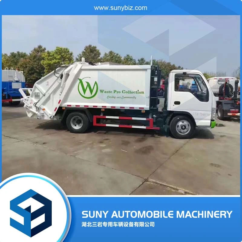 Factory Sale Isuzu 700p 4*2 8-10cbm&#160; Compactor Garbage Truck