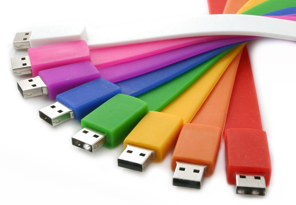 2020 Nova moda pulseira USB em silicone