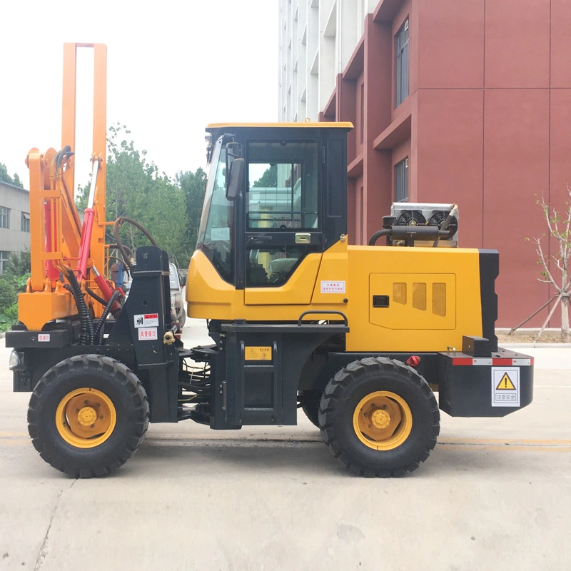 Hydraulic Mini Drop Hammer Solar Screw Pile Driver From China