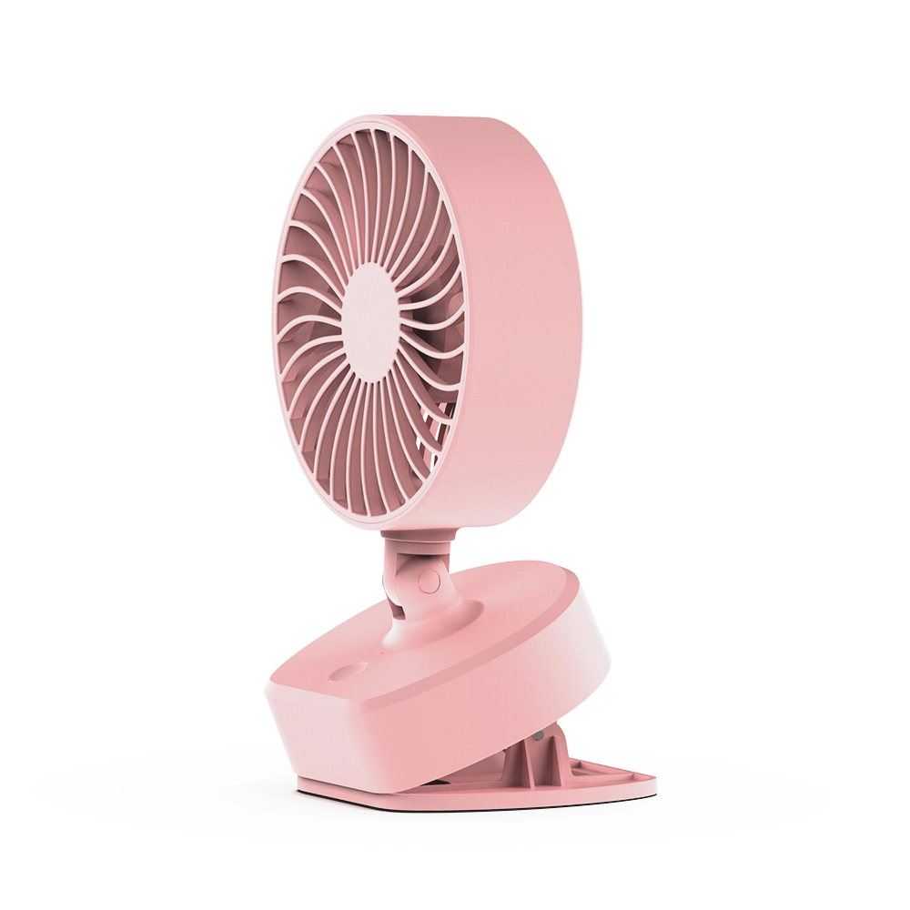 USB Battery Operated Portable USB Rechargeable Desk Clip Rotatable Fan