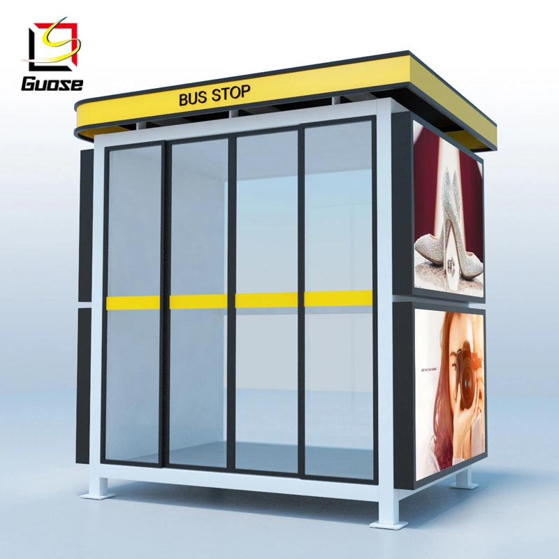 Solar Bus Station Street Furniture Bus Shelter Bus Stop Advertising Shelters