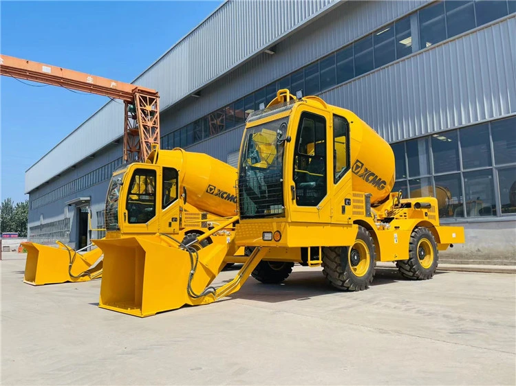 XCMG Concrete Truck Mixer Slm4000I 4m3 Small Mini Self Loading Concrete Mixer