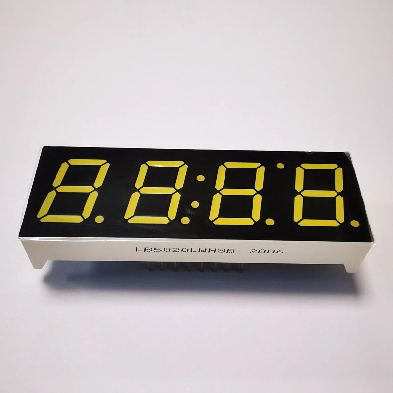 Ultra Bright White 4 Digit 7 Segment LED Clock Display Common Cathode for Night Light Clock