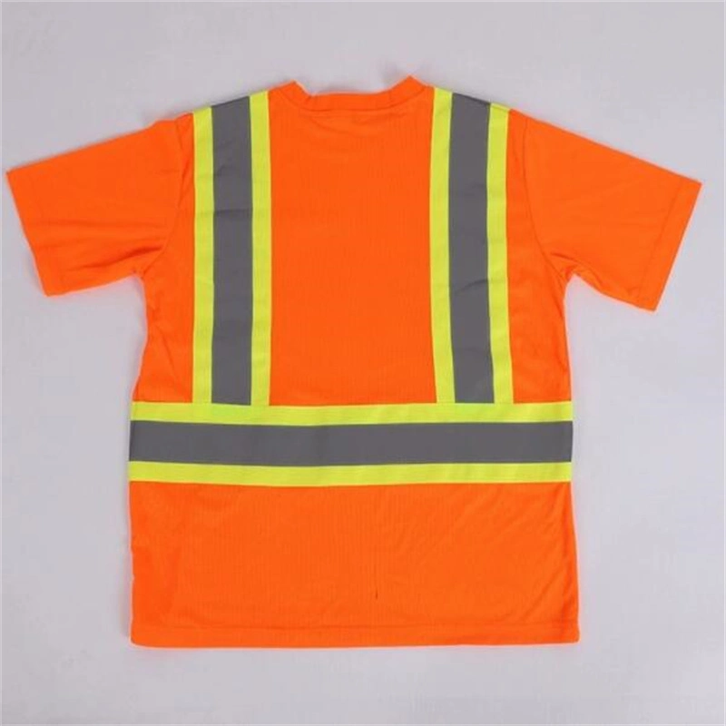 Construction Reflective Apparel Safety Work Tee Shirts