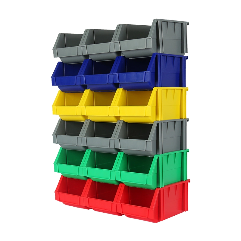 Heavy Duty Industrial Warehouse Stacking Storage Plastic Bin for Parts
