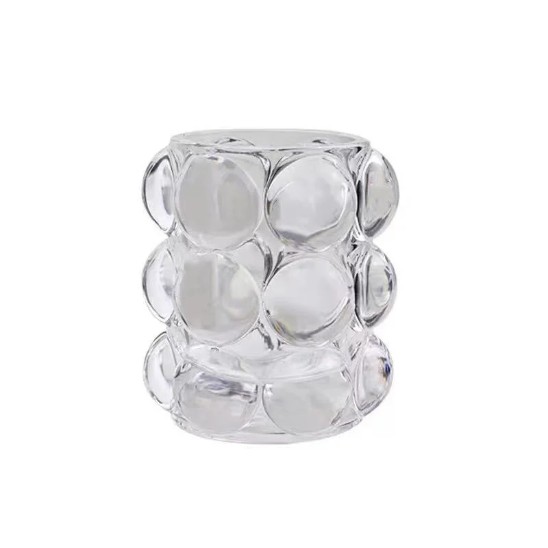 2021 Hot Sale Bubble Glass Container Pen Container