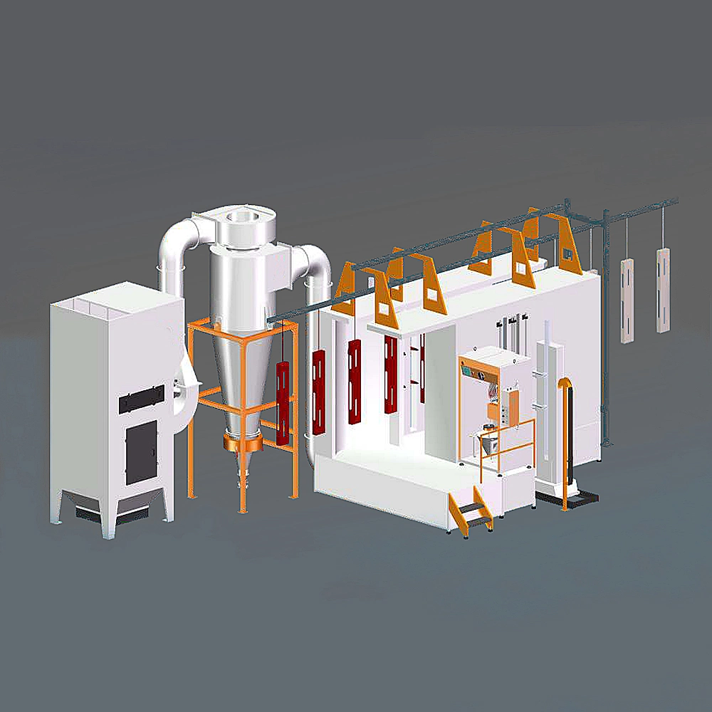 Metal Pipe Powder Coating Production Line, Painting Line