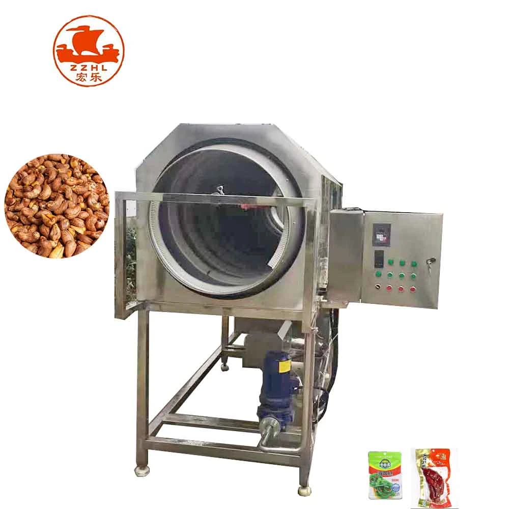 Agriculture Industrial Food Cashew Rotary Drum Washing Flexible Packaging Bag Cleaning Drying Machine