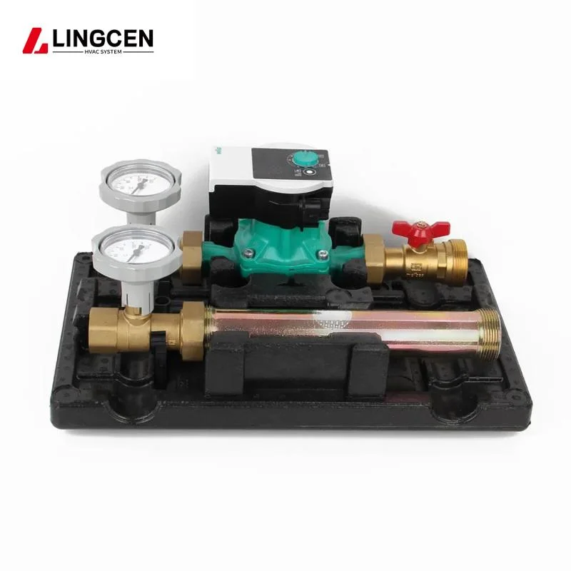 Heating System Manifold Mixing Control Unit Circulation Pump Group Station