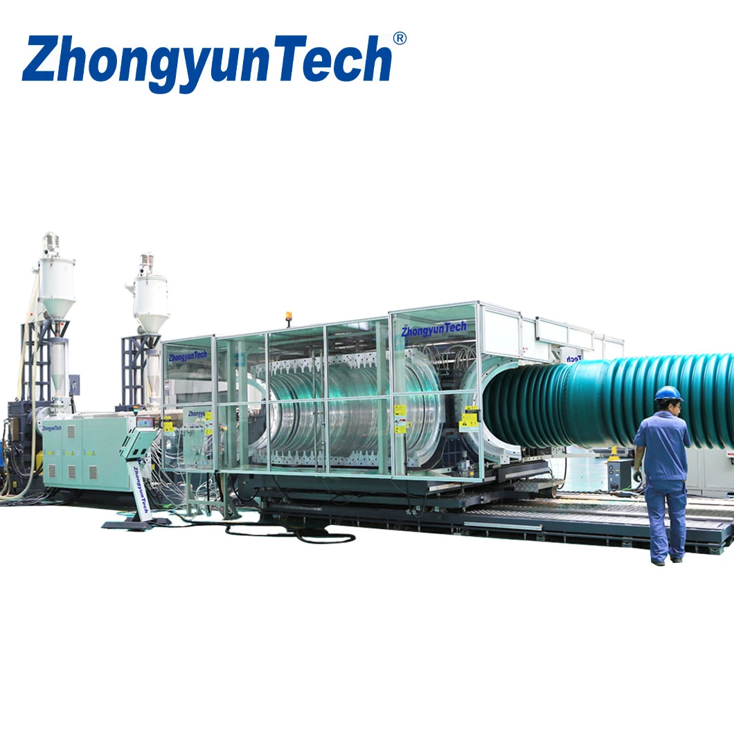 PP/PVC Plastic Corrugated Pipe Production Line for Drainage/Sewege/Cable Duct/Electric Conduit