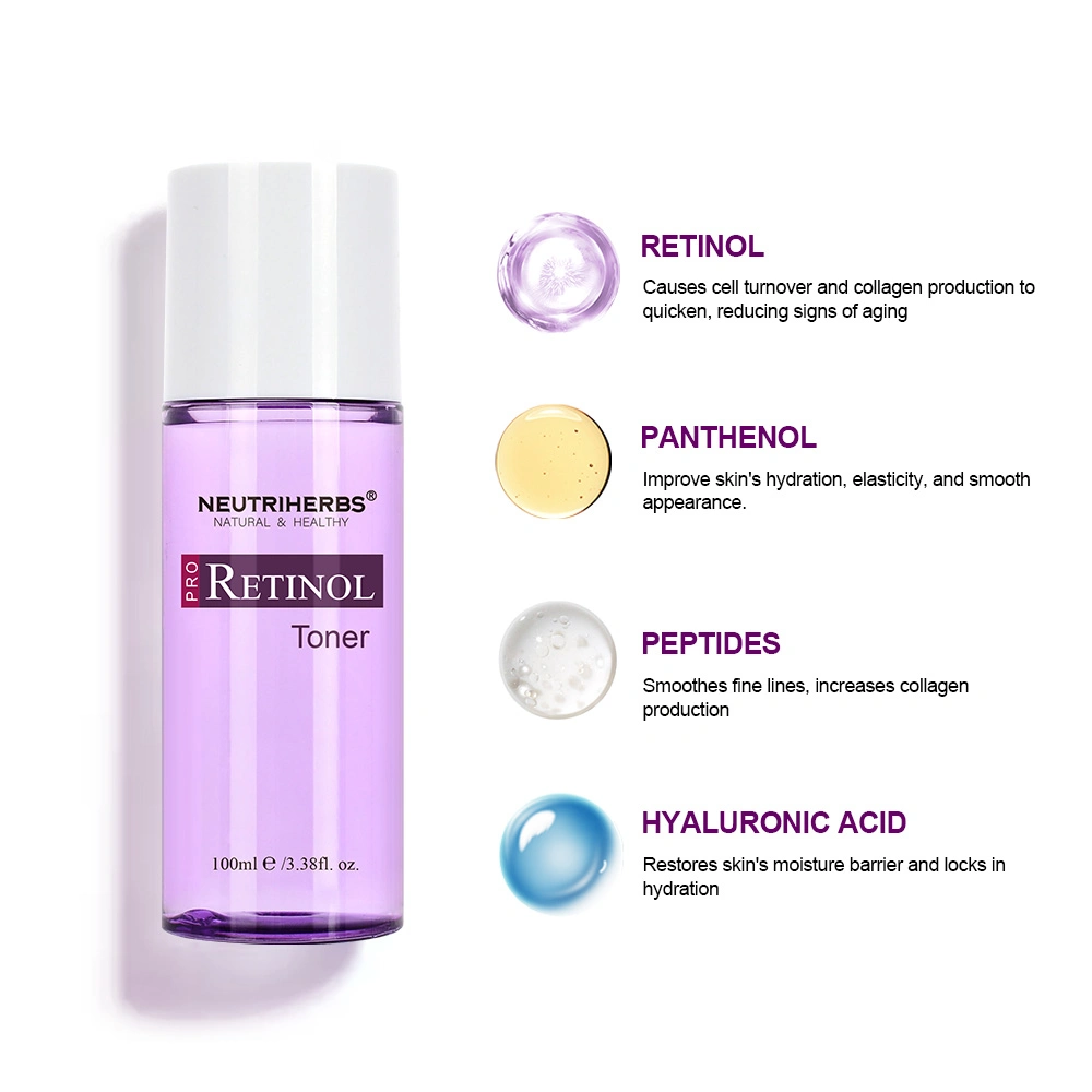 Heißer Verkauf Retinol Hautpflege Anti-Aging Feuchtigkeitsspendende Toner