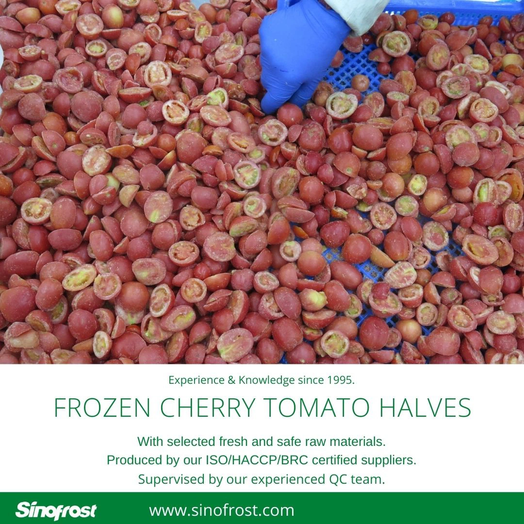 Good Quality, Frozen Cherry Tomato Halves, IQF Frozen Cherry Tomato Wholes, IQF Diced Cherry Tomato, Frozen Cherry Tomato Dices, IQF Cherry Tomato Halves