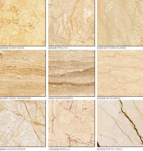 Natural Stone Beige Marble Tile for Flooring