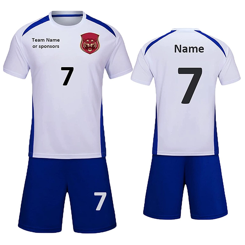 Dye Sublimation Custom Thai Quality Soccer Jersey Polyester Team Training كرة القدم الأطفال