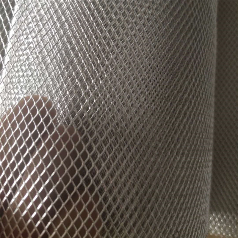 PVC Coated Yellow Painted Expanded Metal Wire Mesh in Roll