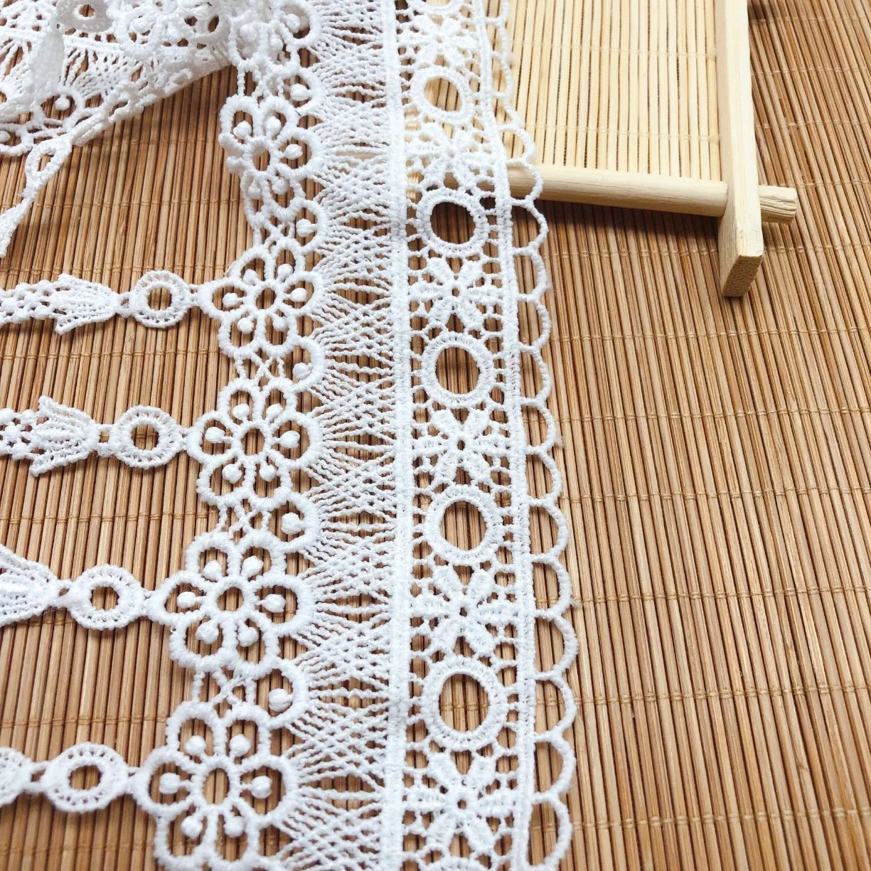 Factory Wholesale/Supplier Tassel Milk Silk Lace Accessories Accessories Hanging Home Soft Decoration Curtain Accessories