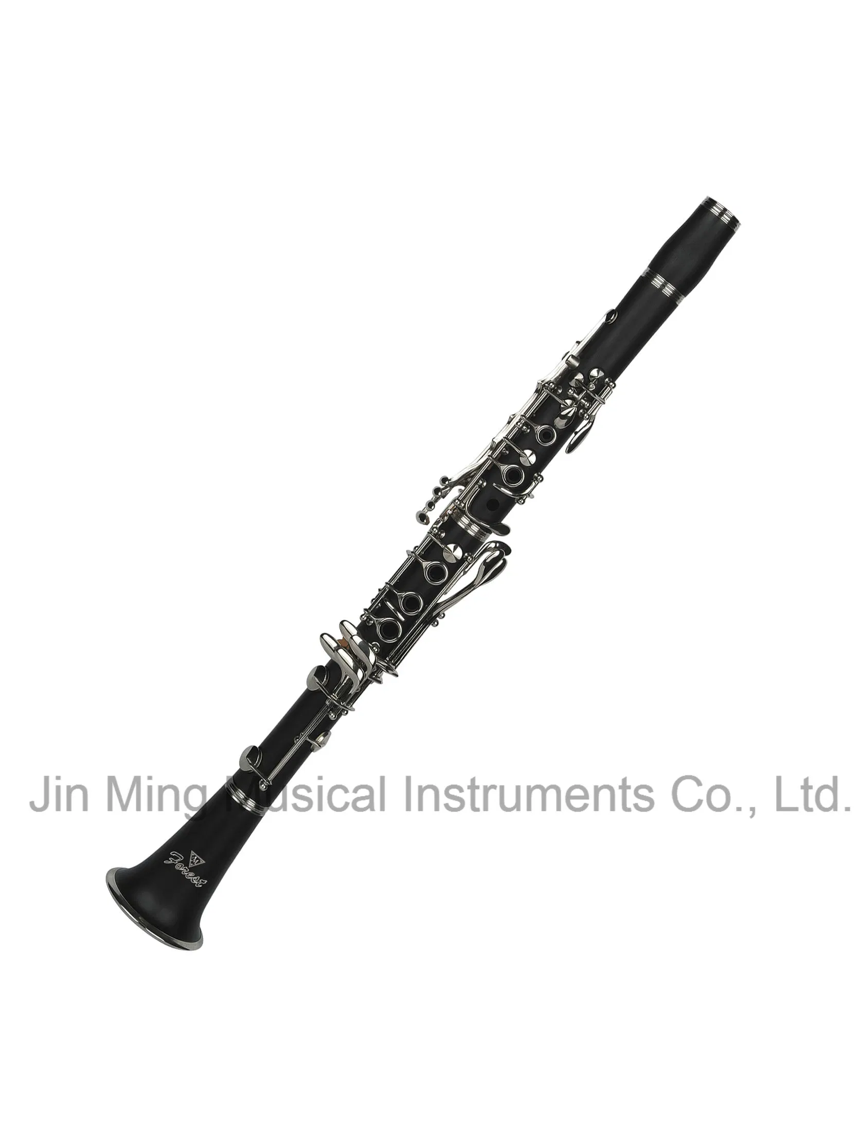 Plastic Hard Rubber Body Clarinet Nickel Plated Keys Cheap Manufacturer OEM