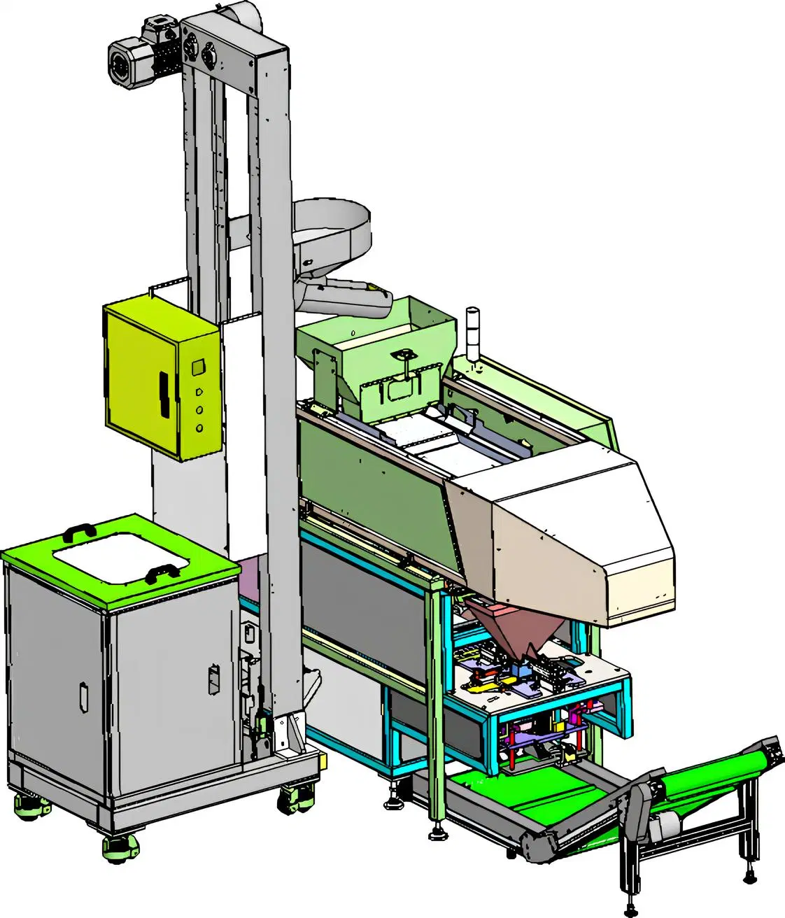 Automatic Sealing Bag Packaging Machine Fastening Piece Automatic Counting Packaging Machine