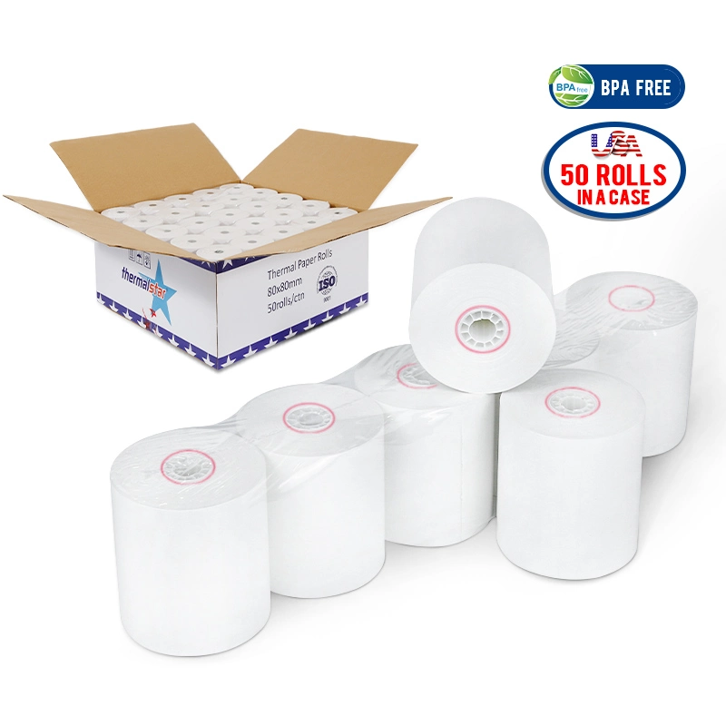 Blank White Grade a Quality Thermal Paper Rolls