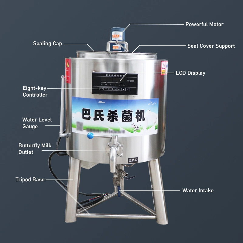 High quality/High cost performance  Milk Liquid Egg Water Bath Tunnel Bottle Vat Chamber Flash Pasteurizer Pasteurization and Packing Machine for Sale