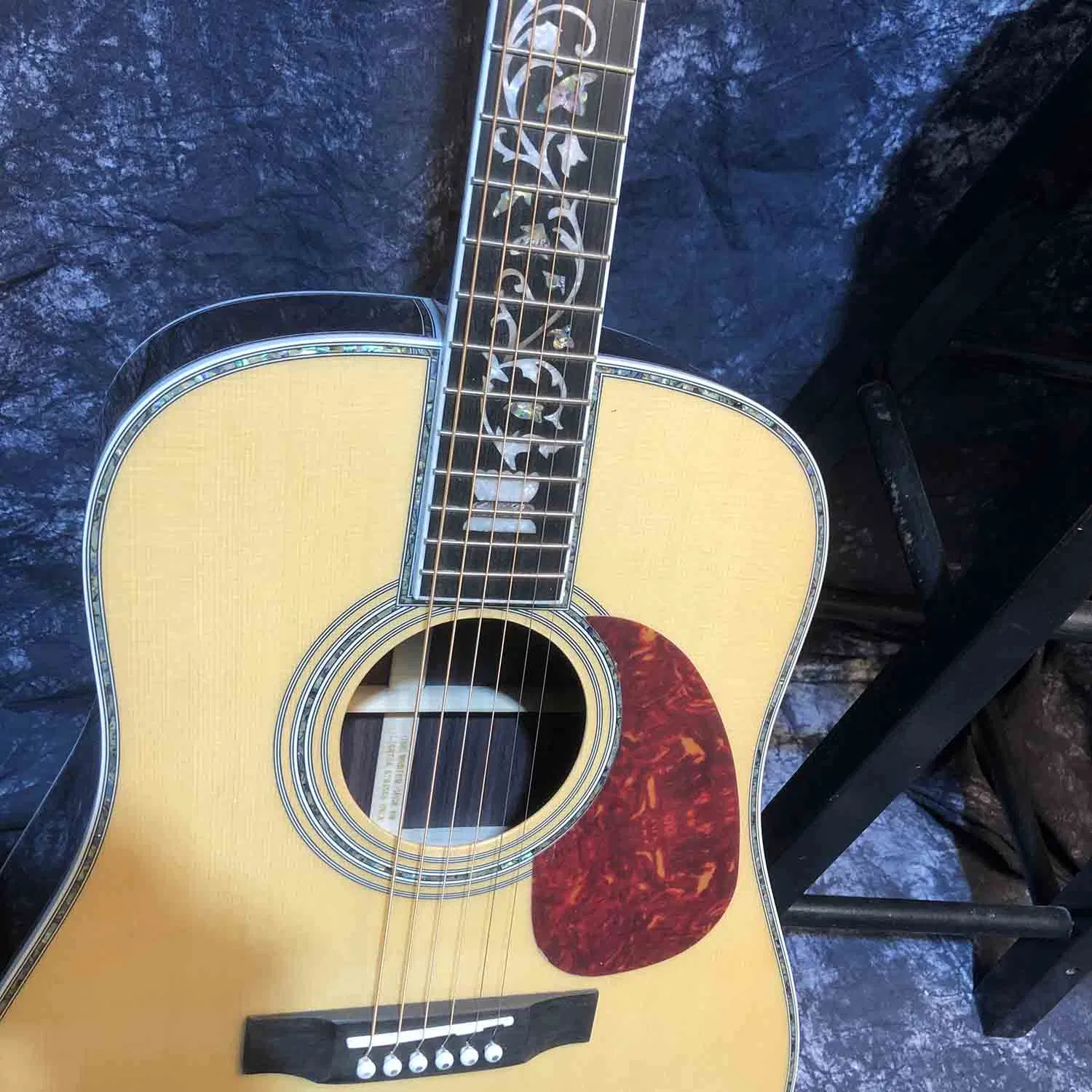 Custom Solid Palisander Rückseite 41 Zoll D Dreadnought Typ Akustische Gitarre