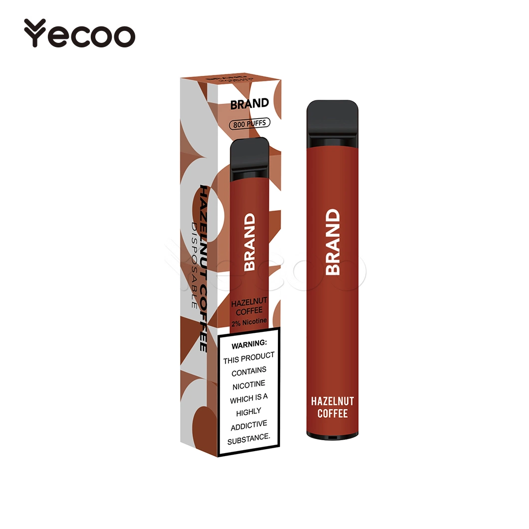 Yecoo Electronic Cigarette Vape Pen Wholesale/Supplierr Electronic Smoking Device China S2 16 600-800 Puffs New Disposable/Chargeable Electronic Cigarette