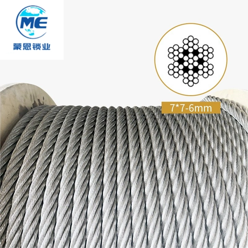 SUS 304/316 Flexible Stainless Steel Wire Rope High Quality and Competitive Price