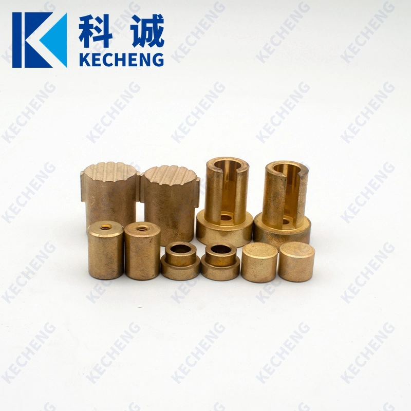 Customized Auto Parts Phosphor Copper Brass Flange Bushing for Tugboat Powder Metallurgy