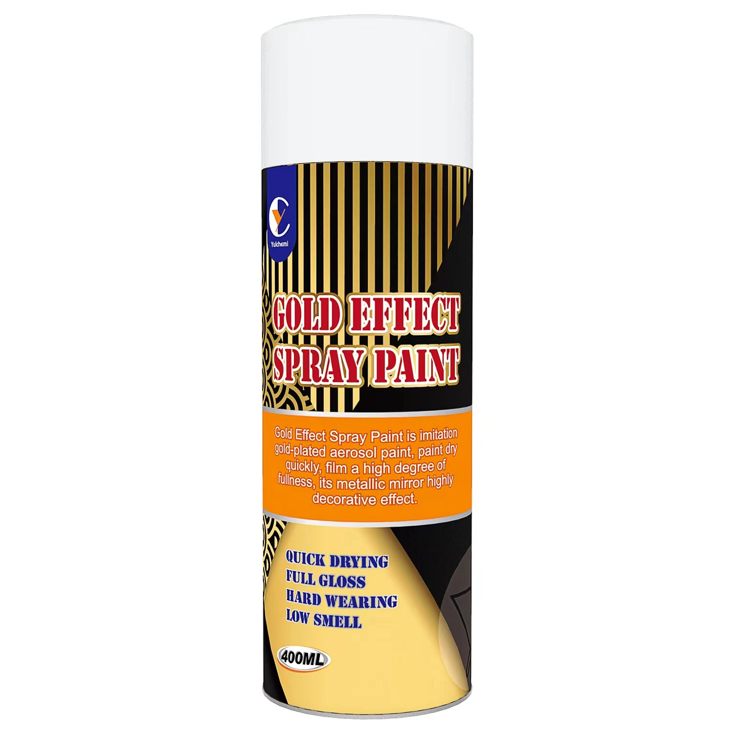 Automotive Metallic Aerosol Paint Spray Flash Gold Paint