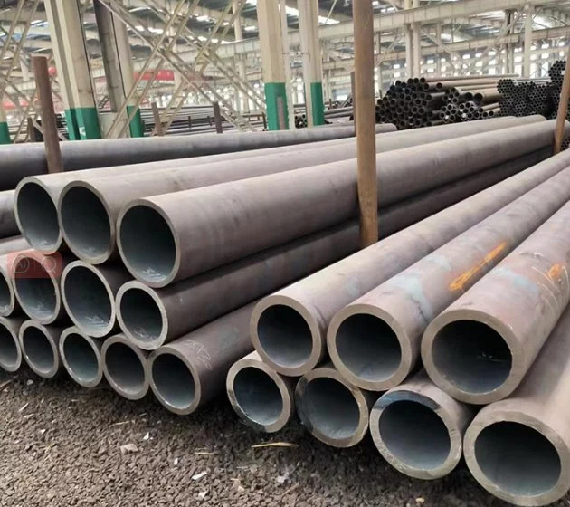 Q235B Seamless Steel Pipe Cutting Hot Rolled Large Diameter Thick Wall Seamless Pipe Machinery Manufacturing Structural Carbon Steel Hollow Pipe