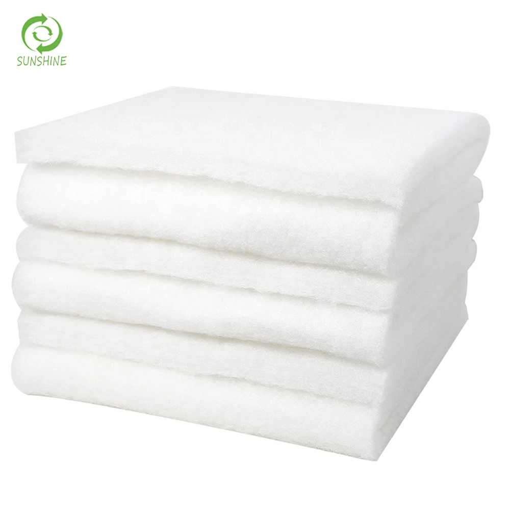 Direct Factory Supply White Filling Safa Toys Pillow Quilt Cotton Fiber Polyfill Polyester Nonwoven Fabric