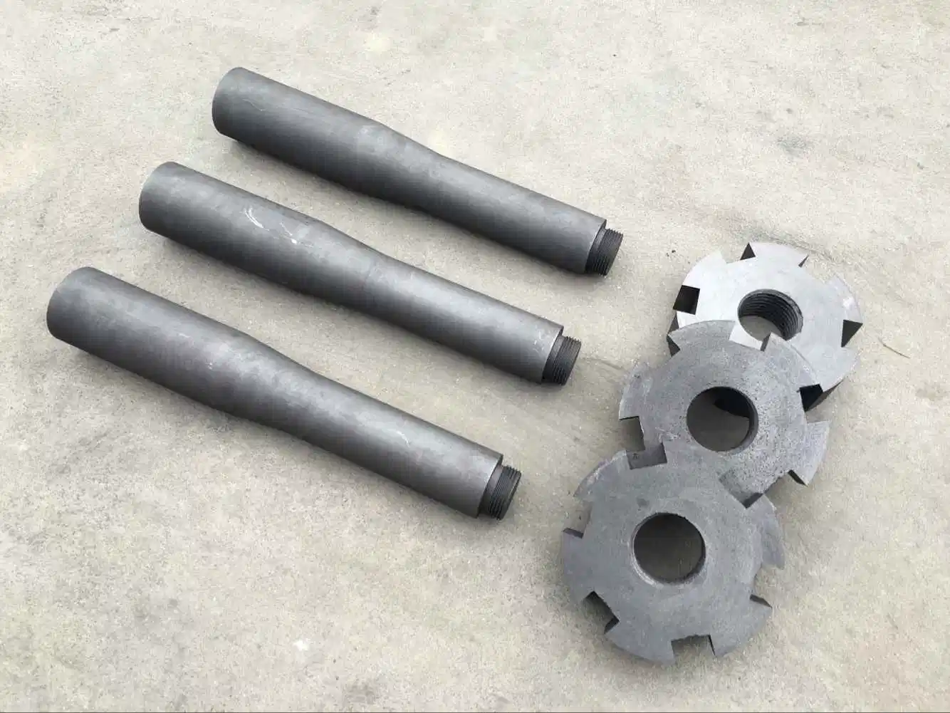 High Oxidation Resistance Graphite Rotor and Shaft for Aluminum Industrial Purification