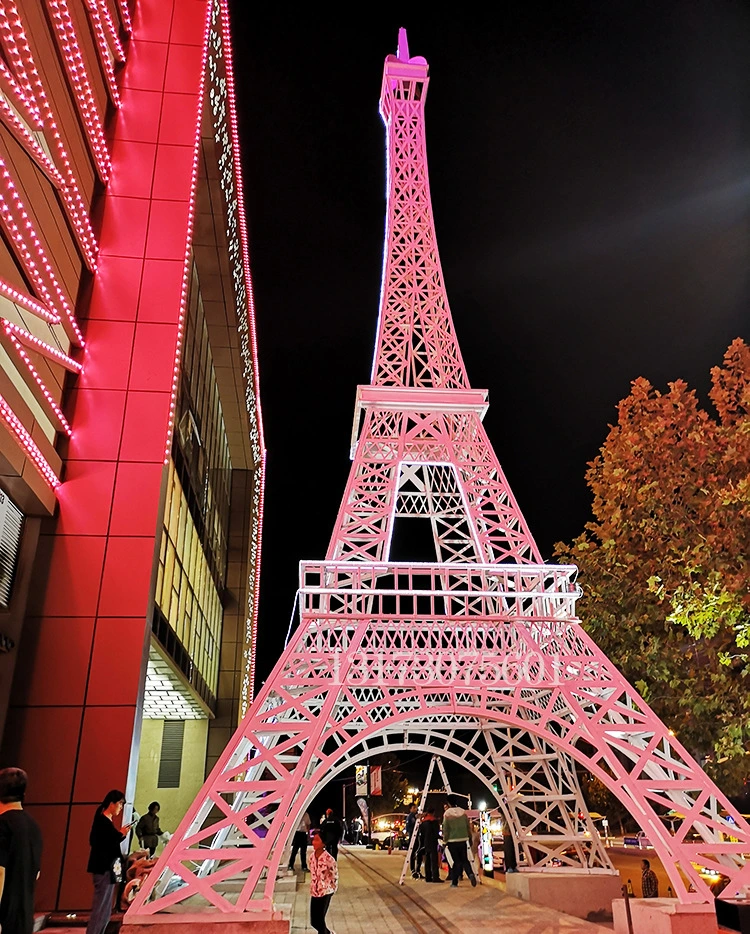 Outdoor Giant Metal 8m 10m Eiffel Tower 3D Model with Wholesale Price